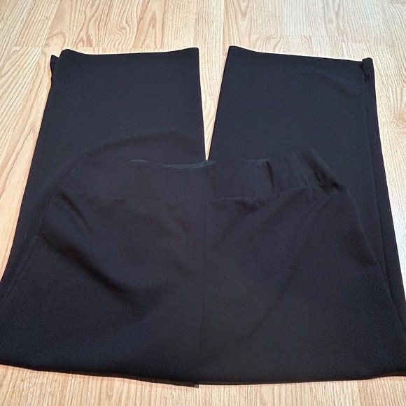 Cato EST 1946 Women's Black Wide Leg Stretch Pull On Pants Size 18/20W - Picture 1 of 3